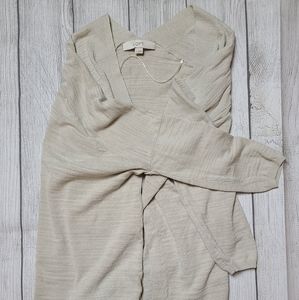 *NWOT* LOFT Cream Colored Cardigan.